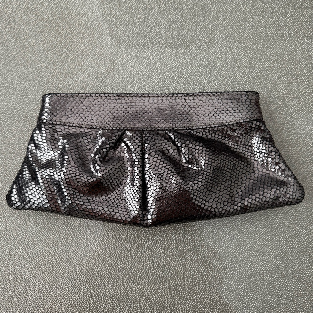 Laura Merkin Metallic Clutch Bag